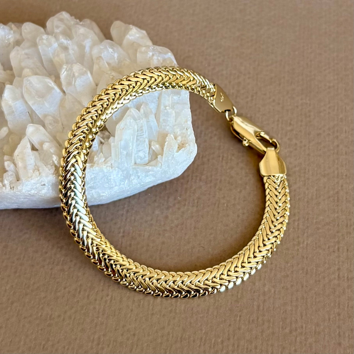 Lizardy 02 | Gold Plated Bracelet