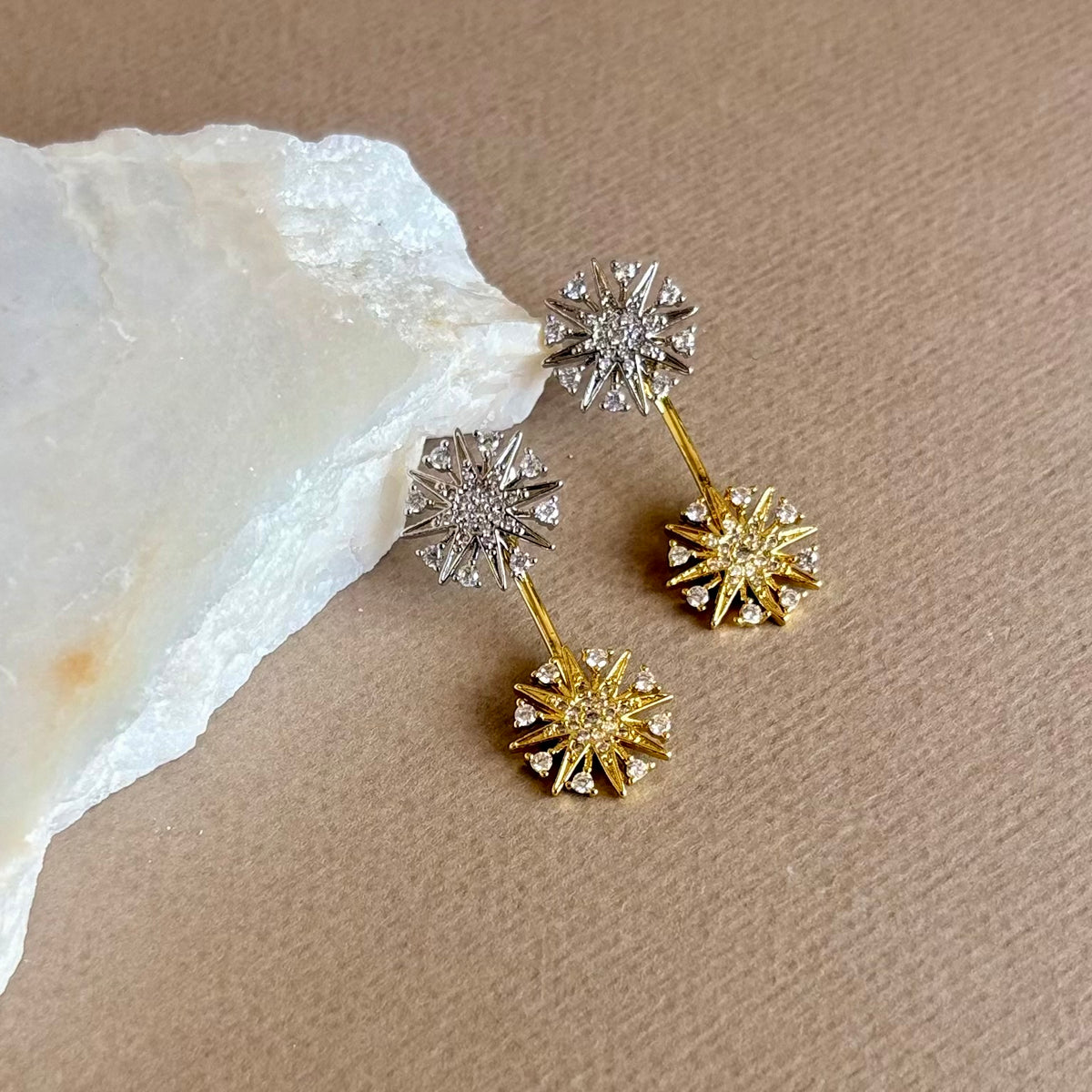 Helior | Gold Plated Earrings