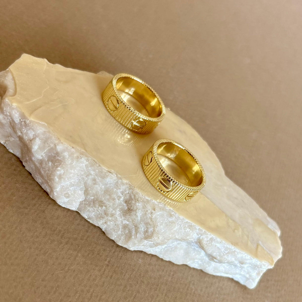 Blinky | Gold Plated Ring