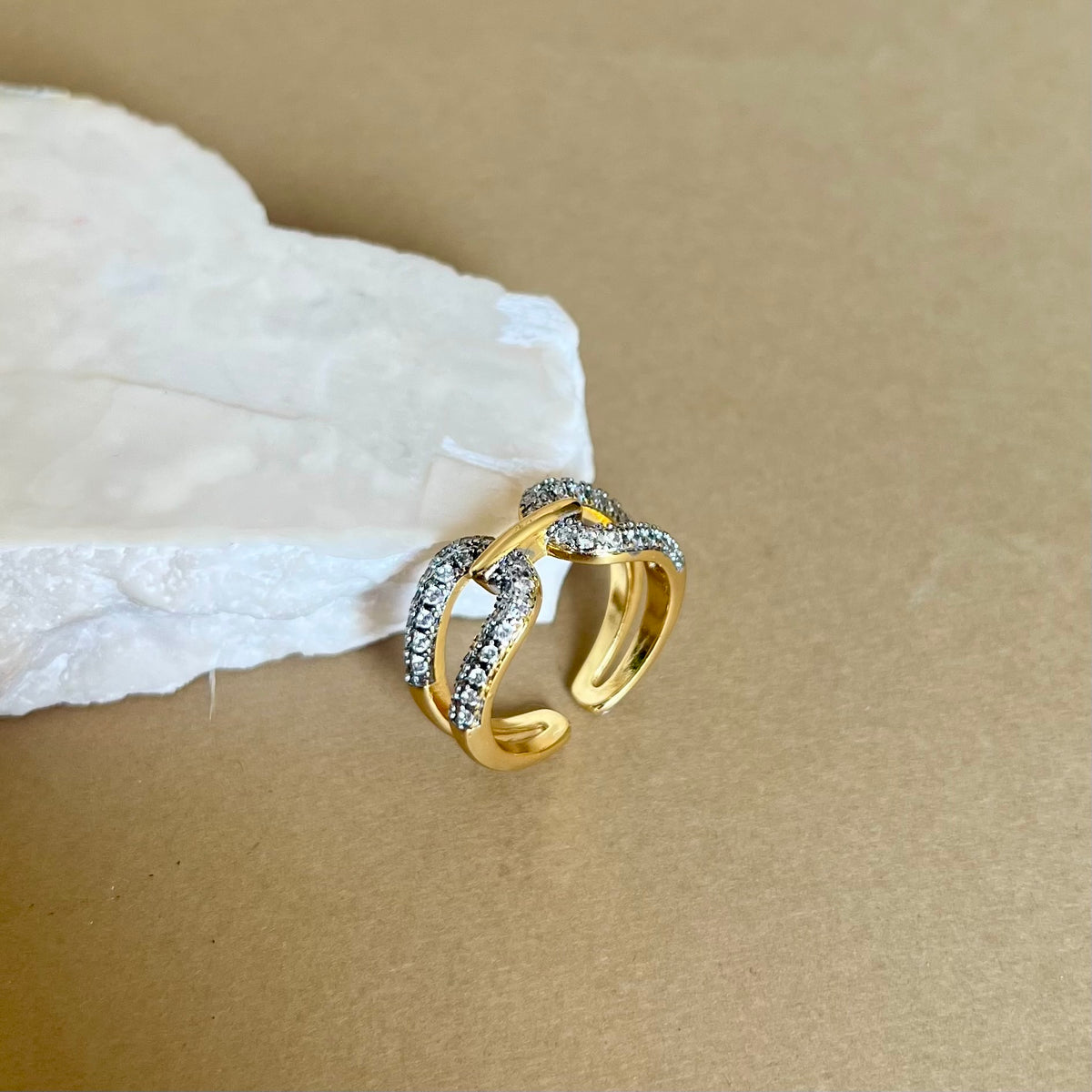 Soli | Gold Plated Ring