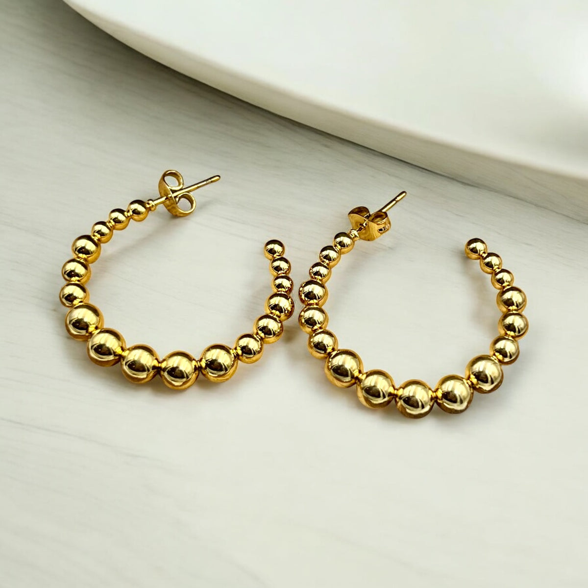 Amulet | Gold Plated Earrings