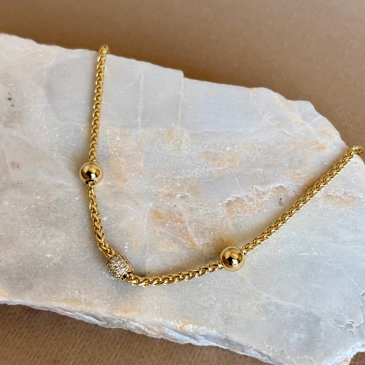 Elante | Gold Plated Necklace