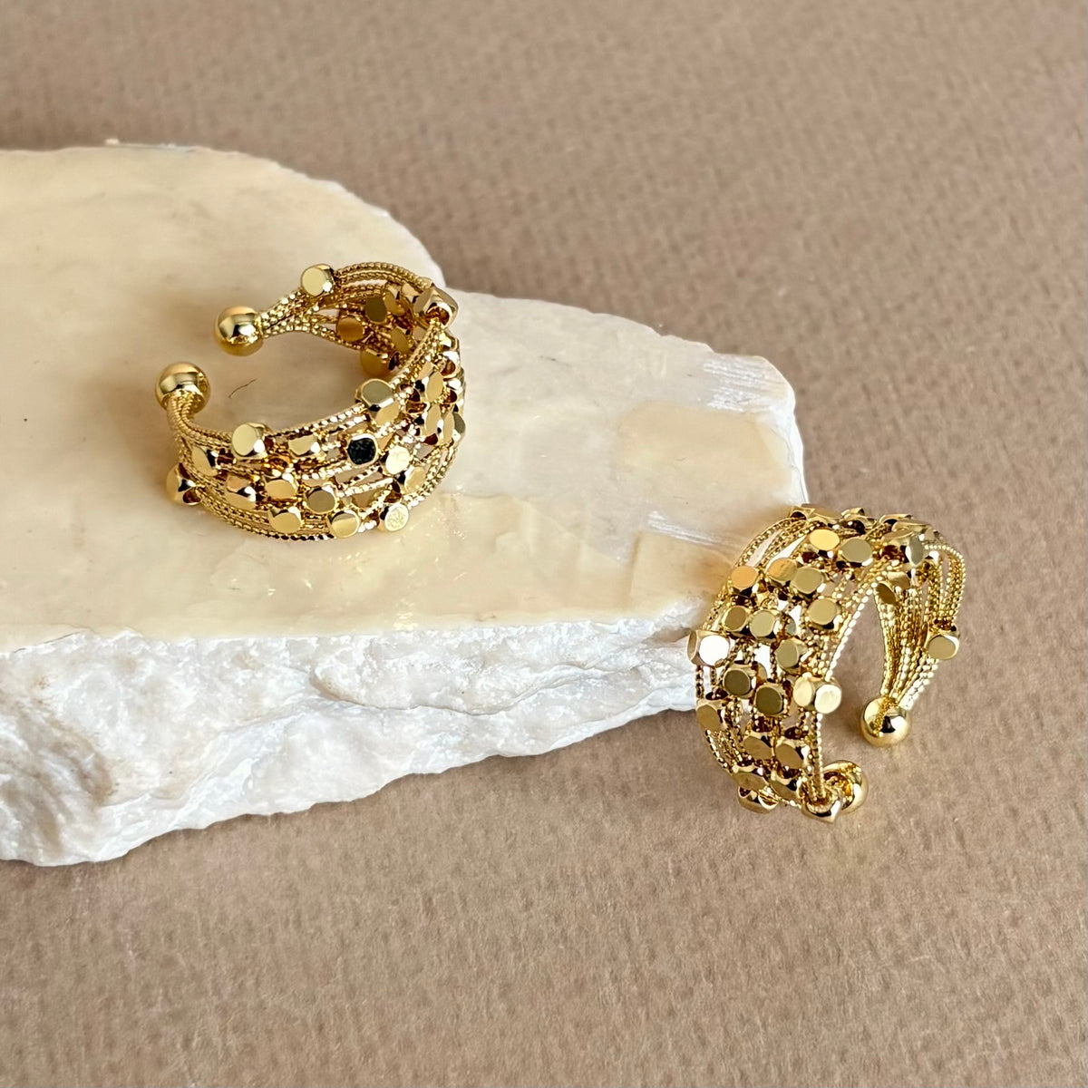 Flora 03 | Gold Plated Ring