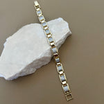 Onyx 07 |Gold Plated Bracelet