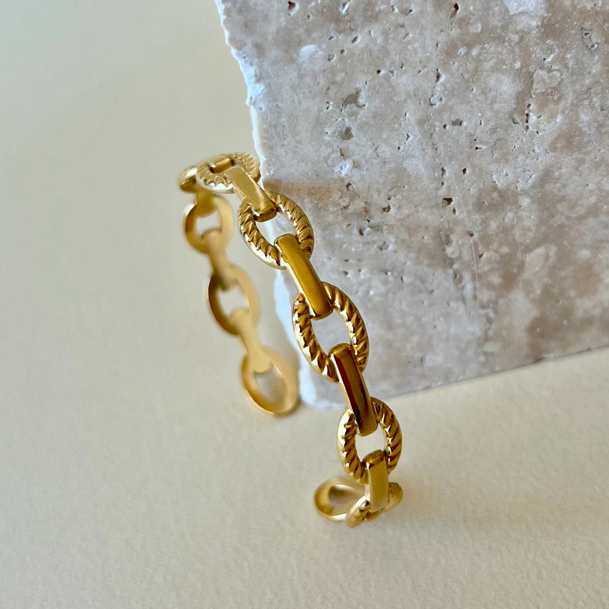 Cecile | gold Plated Bangle