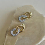 Infinity | Gold Plated Earrings