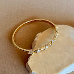 Darian | Gold Plated Bangle