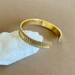 Diazy | Gold Plated Bangle