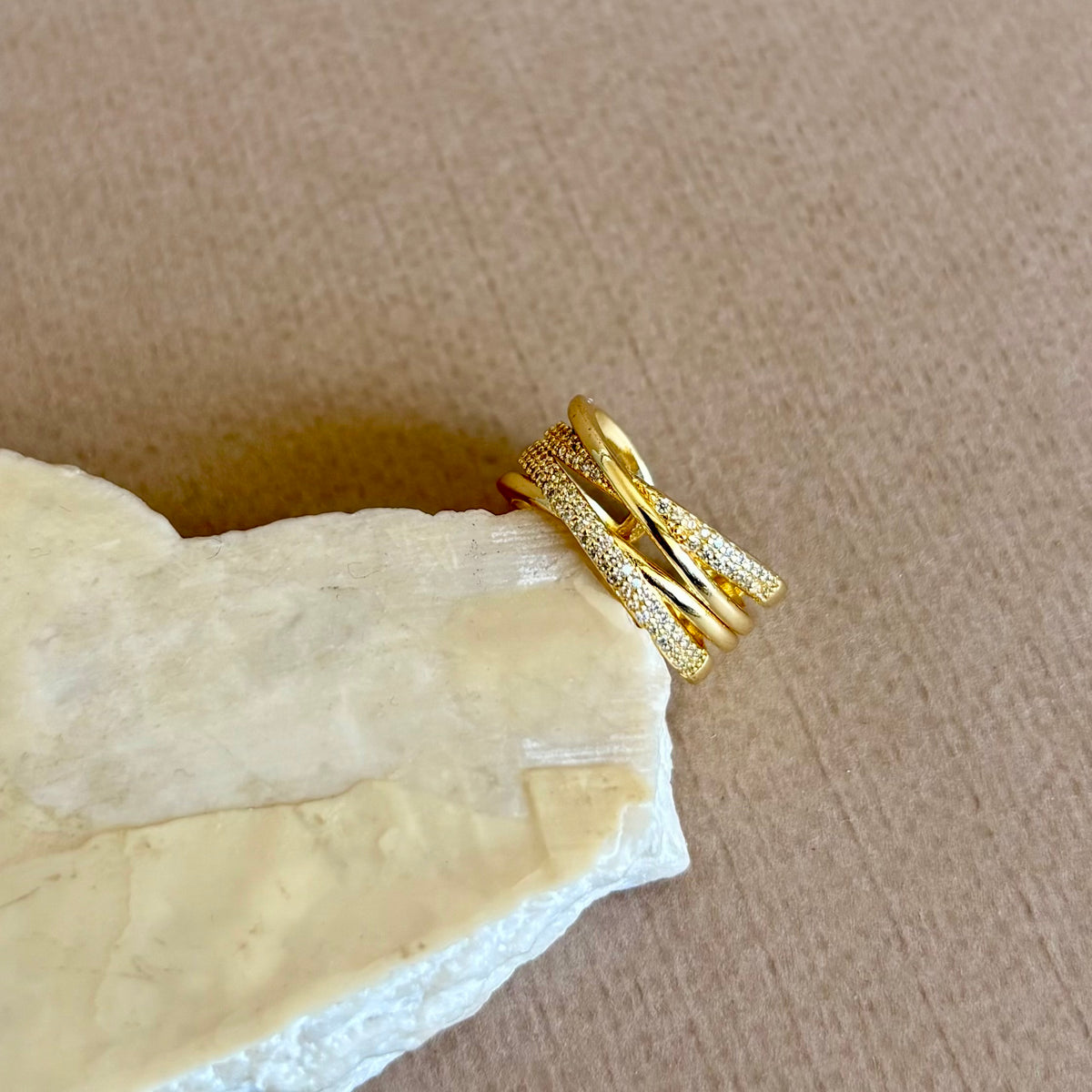 Iveron | Gold Plated Ring