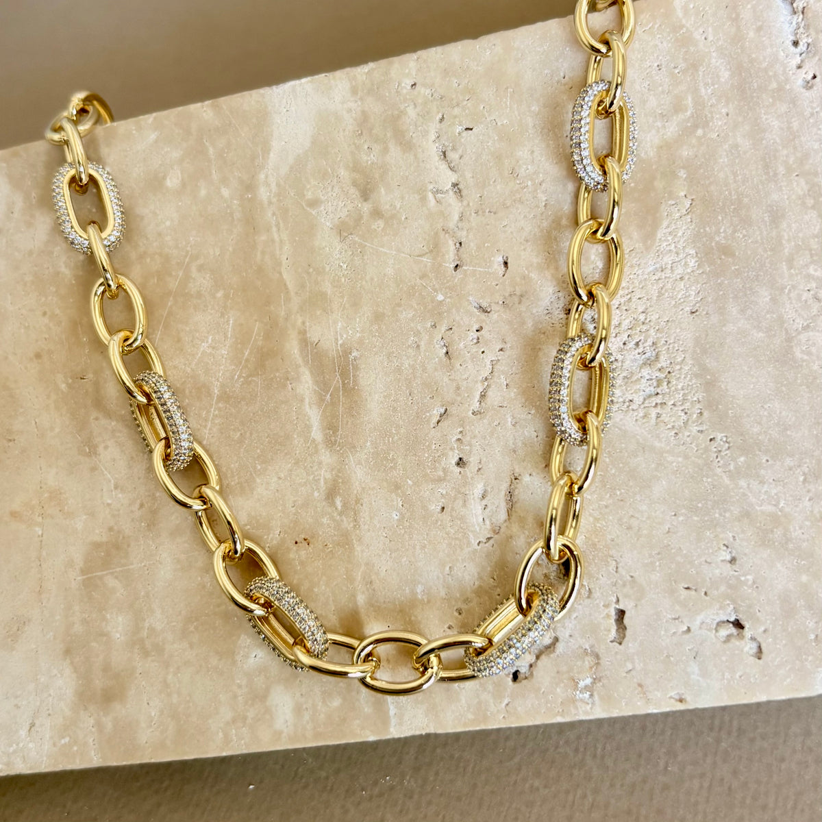 Triumph 03 | Gold Plated Necklace