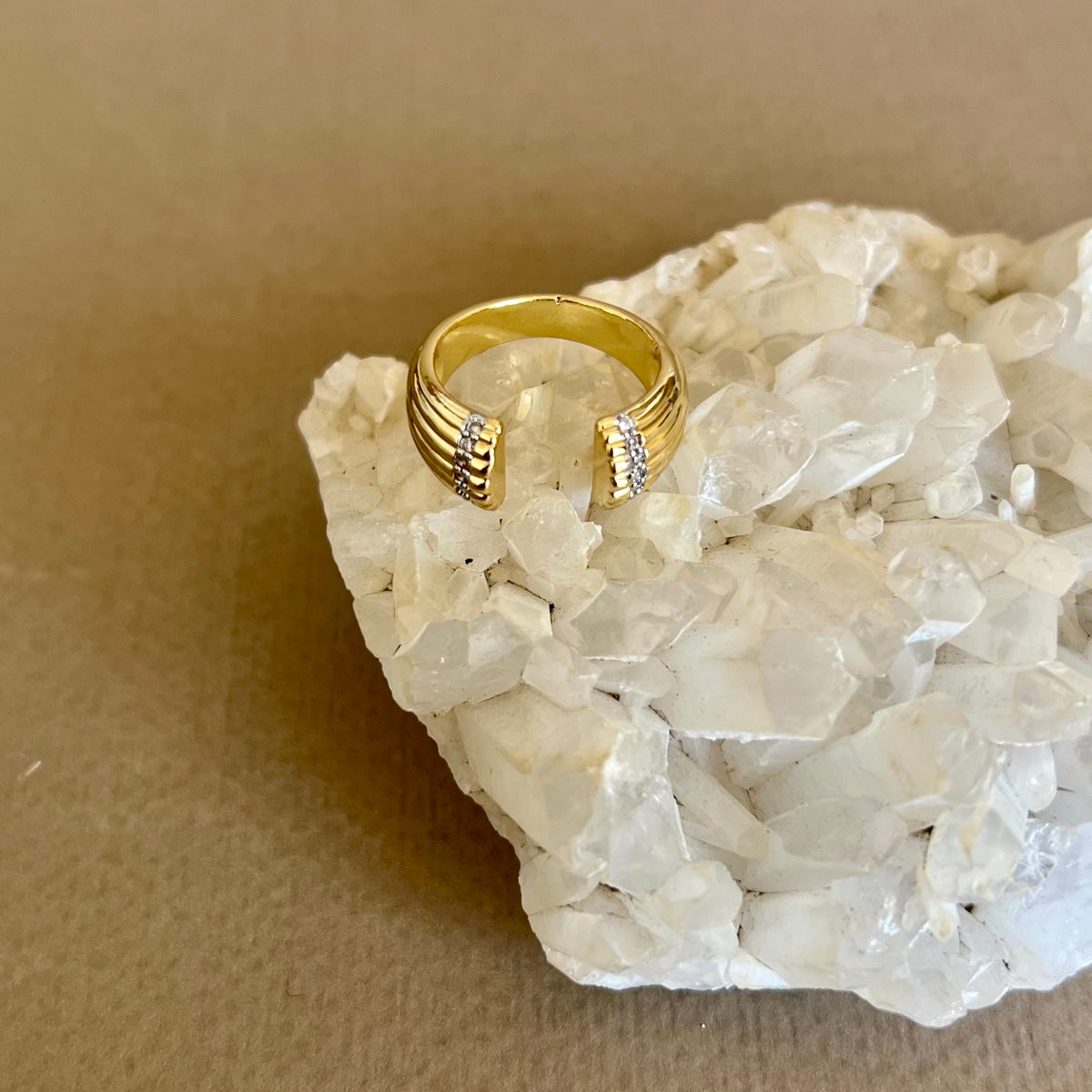 Almora | Gold Plated Ring