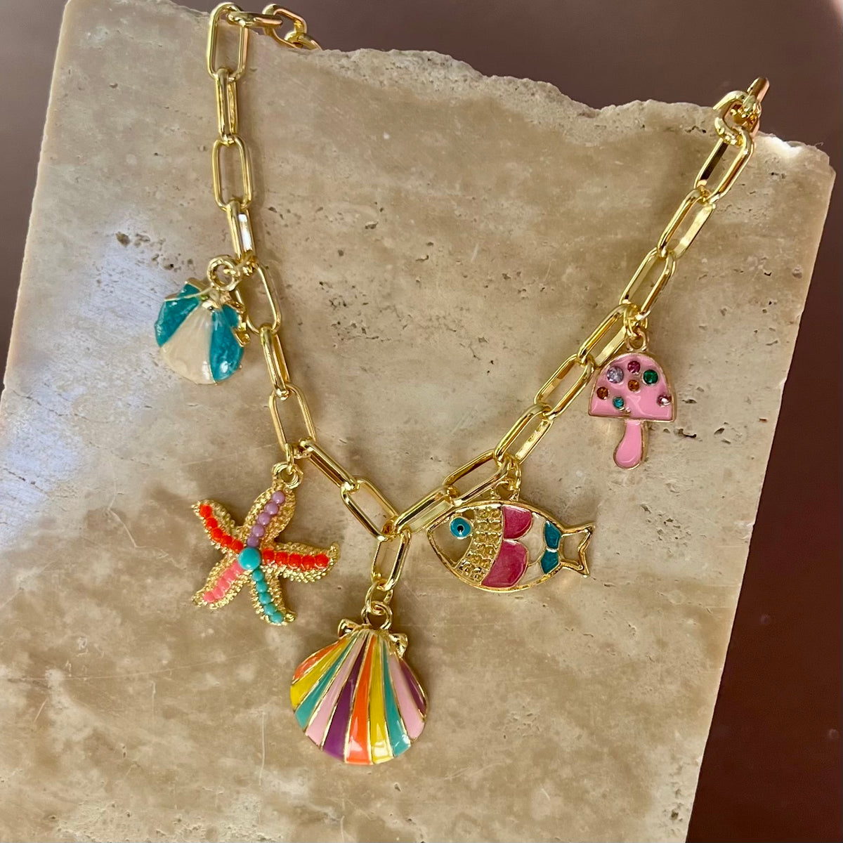 Shell-bound | Gold Plated Necklace