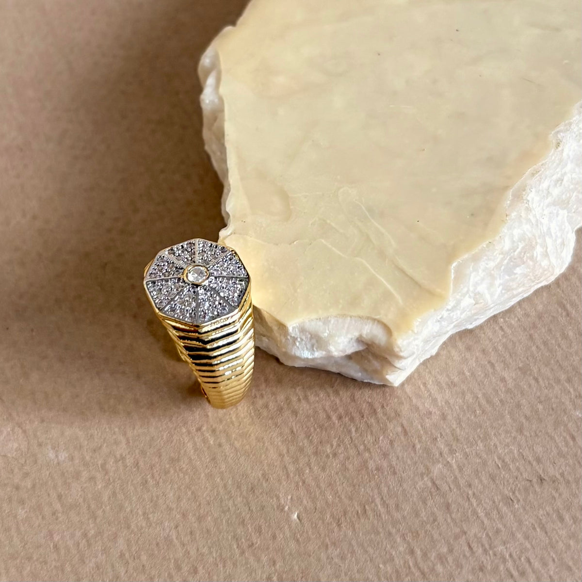 Corah 02 | Gold Plated Ring