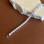 Glam's Tennis | Gold Plated Bracelet