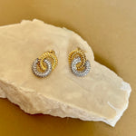 Círculos 02 | Gold Plated Earrings