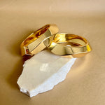 Ondulando 10 | Gold Plated Bangle
