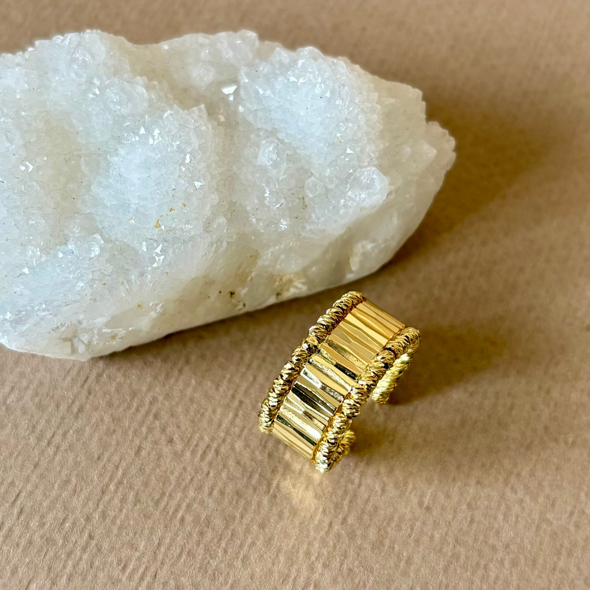 Celeste 02 | Gold Plated Ring