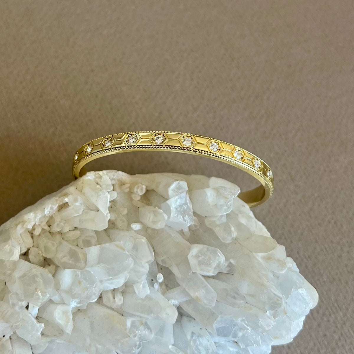 Messika 05 | Gold Plated Bangle