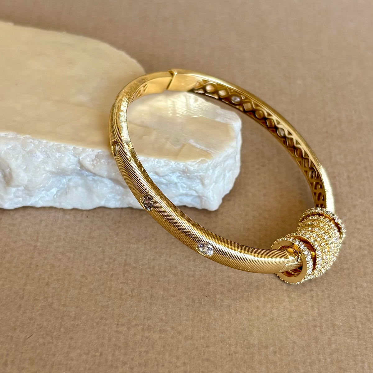 Felix | Gold Plated Bangle