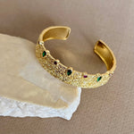 Porellia | Gold Plated Bangle