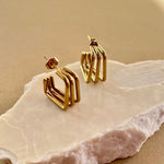 Auravia 02 | Gold Plated Earrings