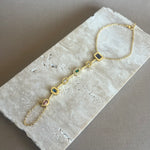 Selor | Gold Plated Hand Chain - Bracelet