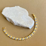 Onyx | Gold Plated Bracelet