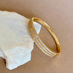 Cassidy | Gold Plated Bangle