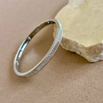 Orlisse 02 | White Gold Plated Bangle