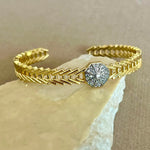 Tetra | Gold Plated Bangle