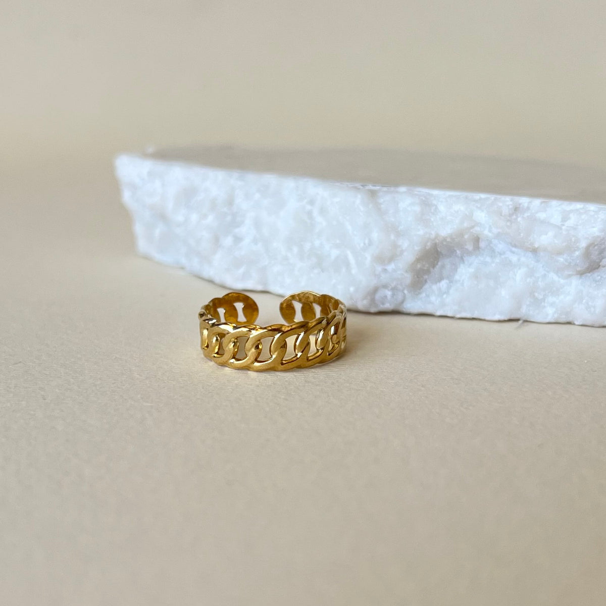 Saige 02 | Gold Plated Ring