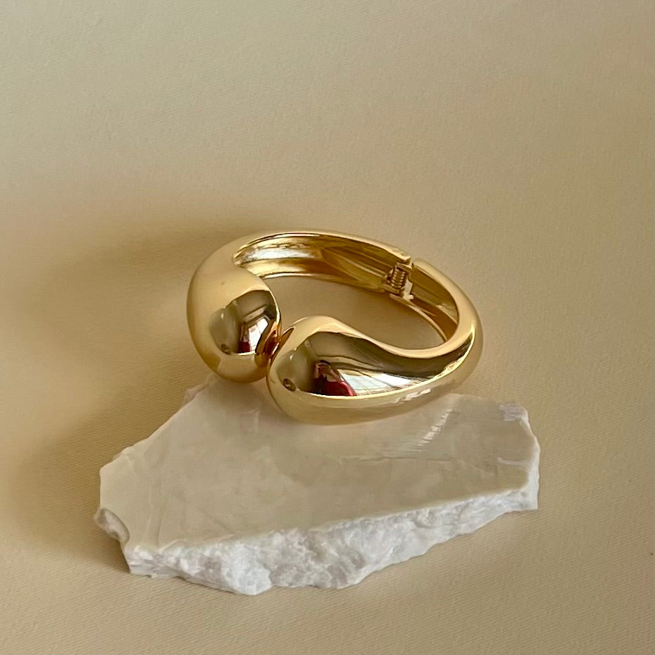 Ondulando 07 | Gold Plated Bangle