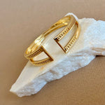 Elarion | Gold Plated Bangle