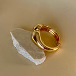 Ondulando 07 | Gold Plated Bangle