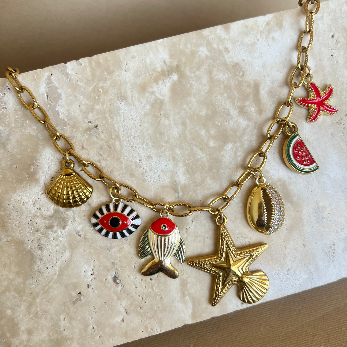 Ocean Fiesta | Stainless Steel Necklace