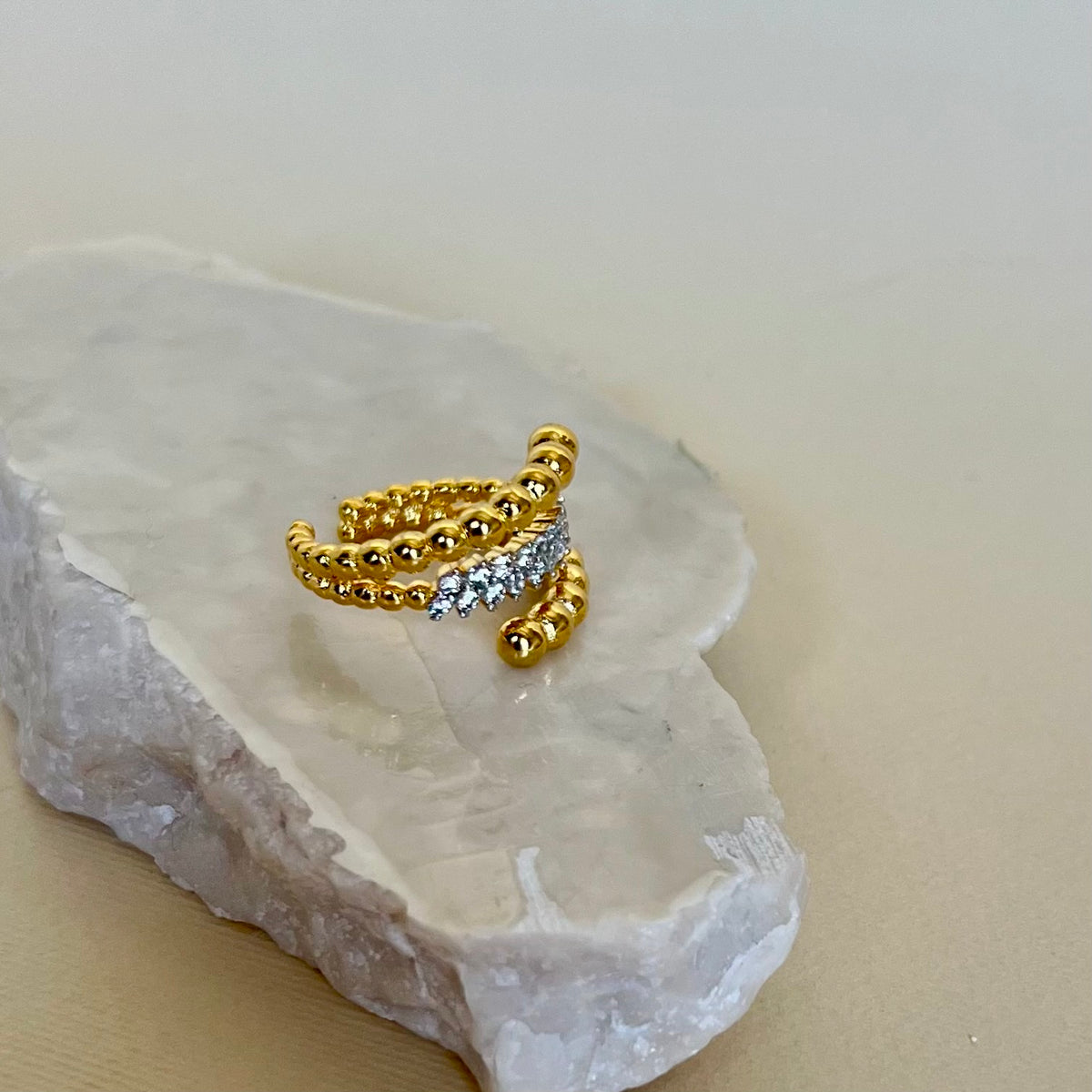 Oravia | Gold Plated Ring
