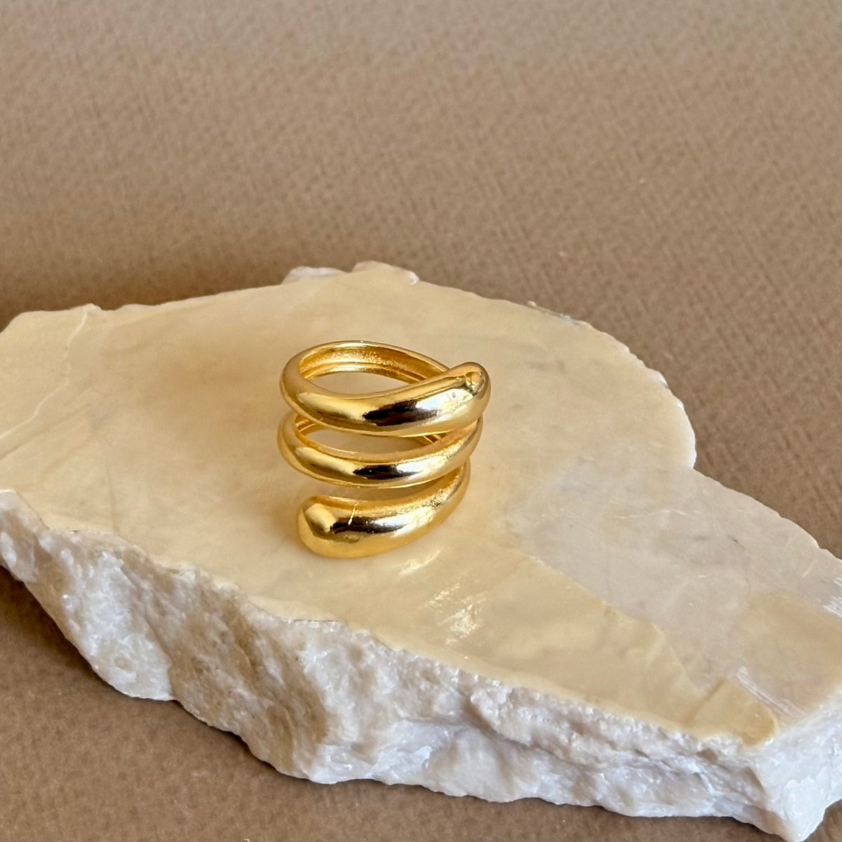 Xyrel | Gold Plated Ring