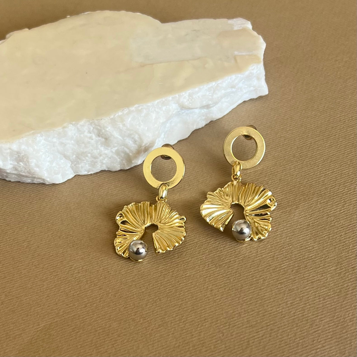 Nalore | Gold Plated Earrings