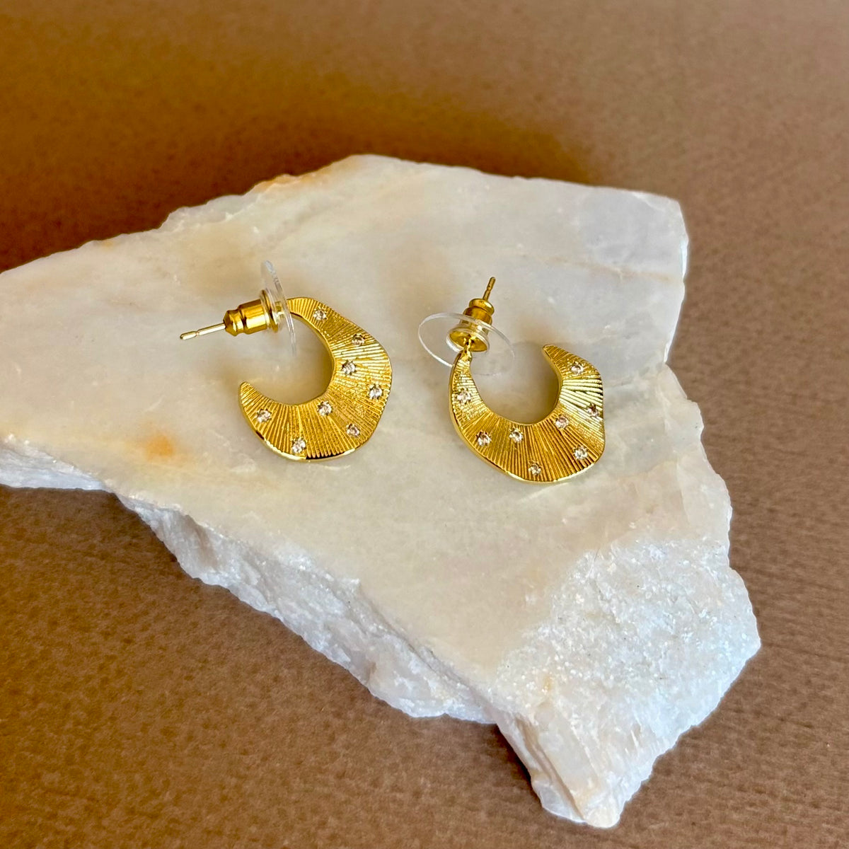 Lumeon | Gold Plated Earrings