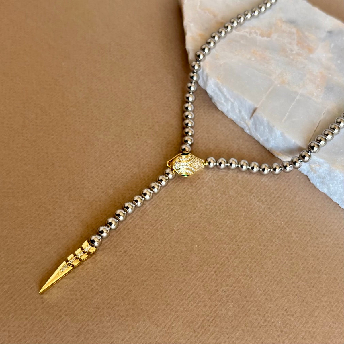 Python | Gold Plated Necklace