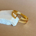 Elarion | Gold Plated Bangle