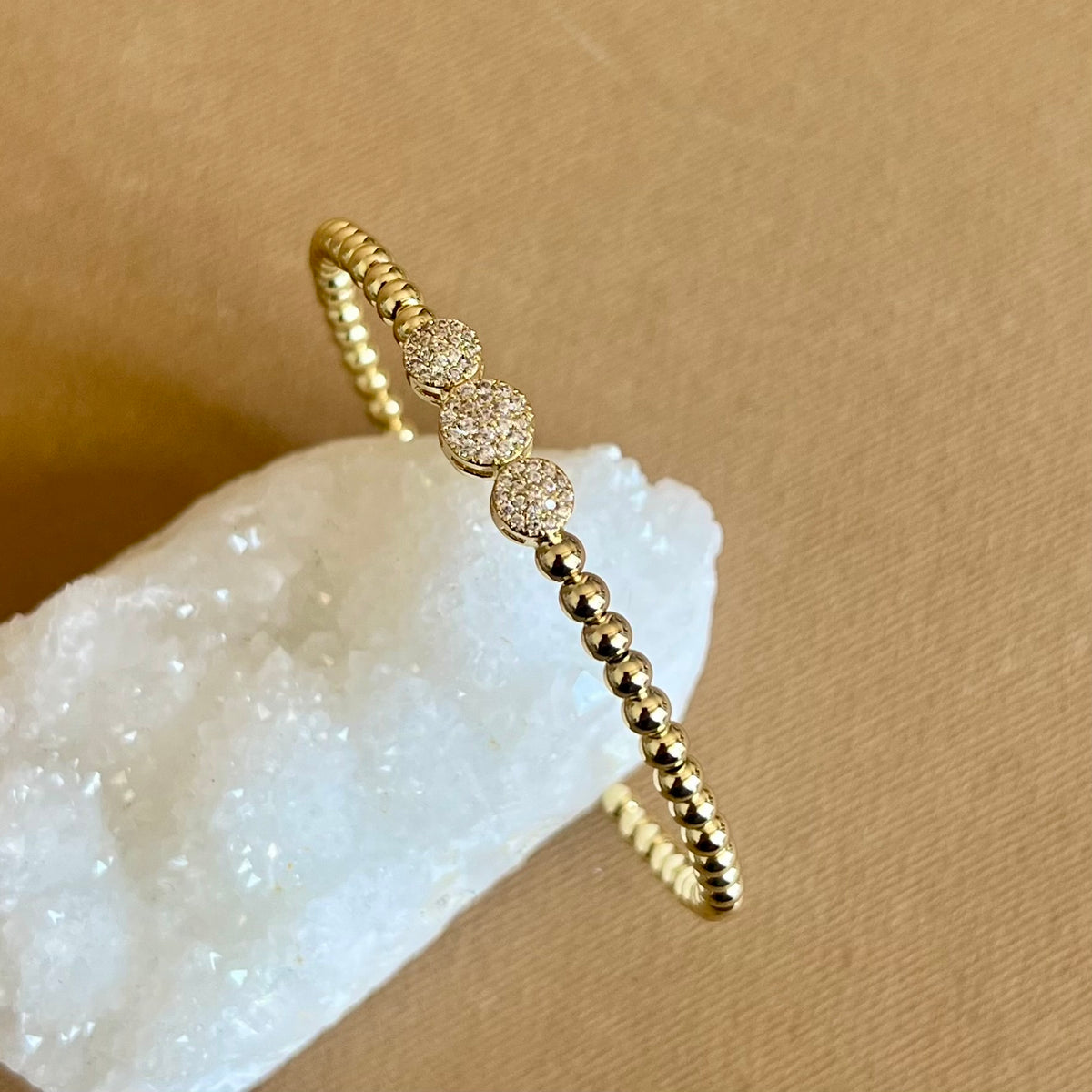 Cuadrado | Gold Plated Bangle