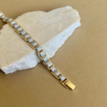 Onyx 05 | Gold Plated Bracelet