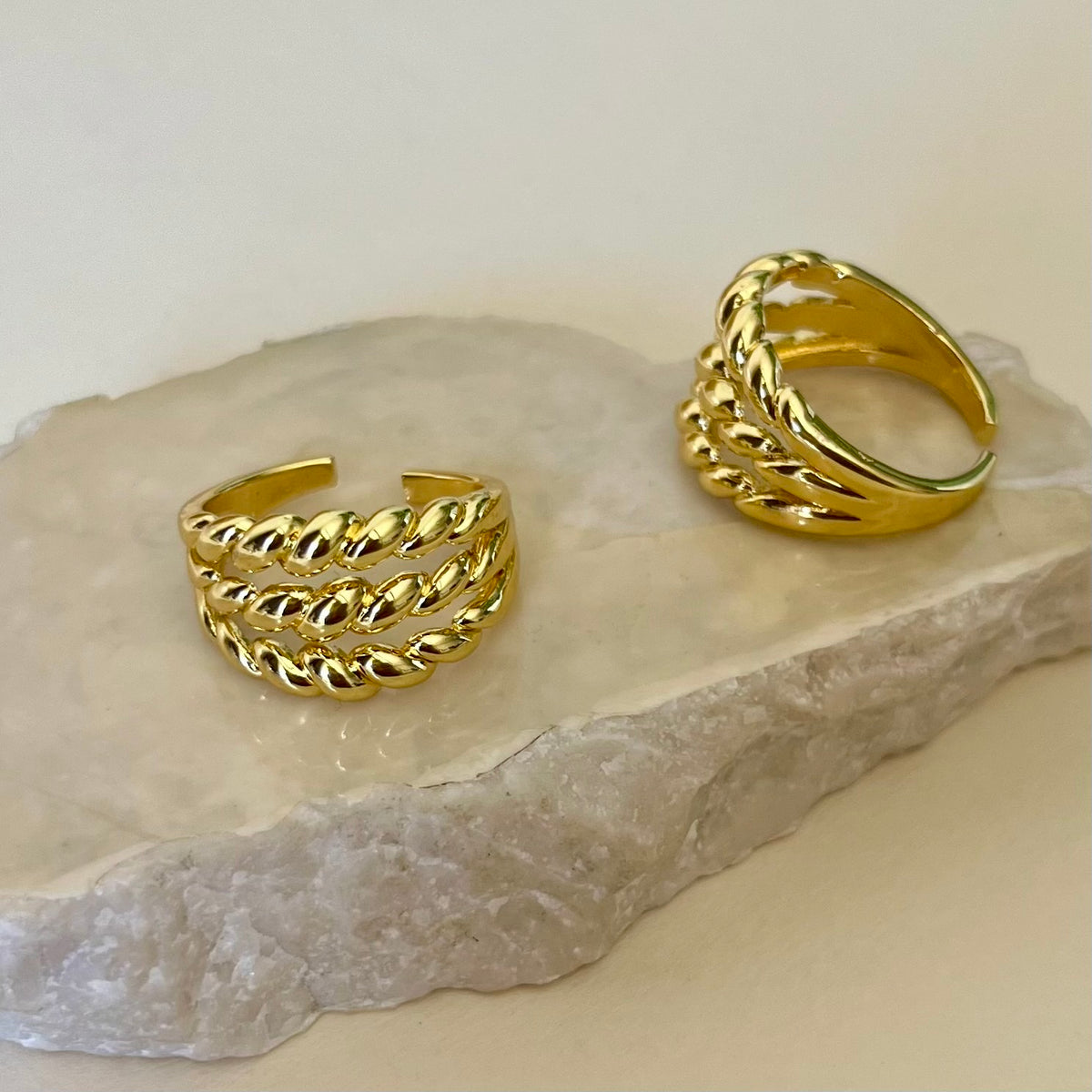 Emirel | Gold Plated Ring