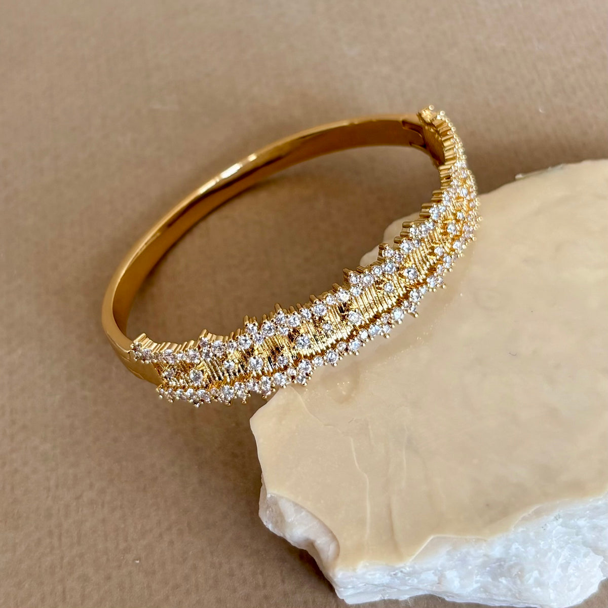 Brenel | Gold Plated Bangle