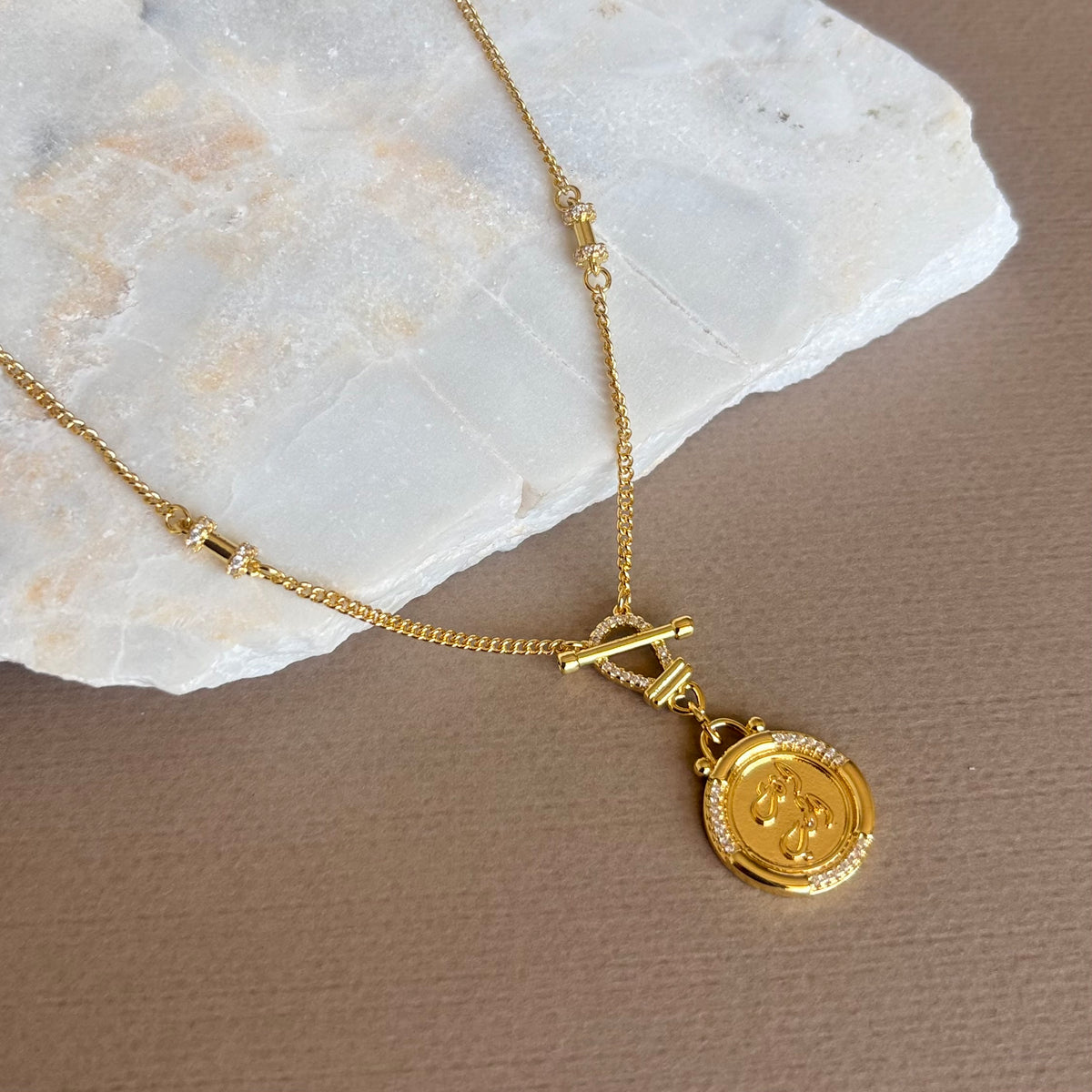 Enta el Hob | Gold Plated Necklace
