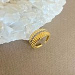 Halo | Gold Plated Ring