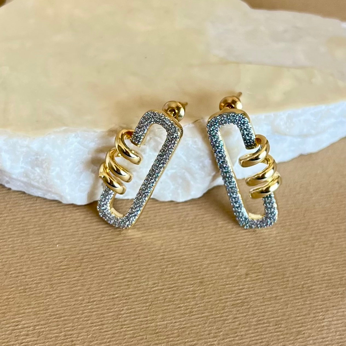 Zyrios | Gold Plated Earrings