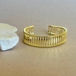 Sway | Gold Plated Bangle
