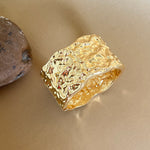 Ondulando 08 | Gold Plated Bangle